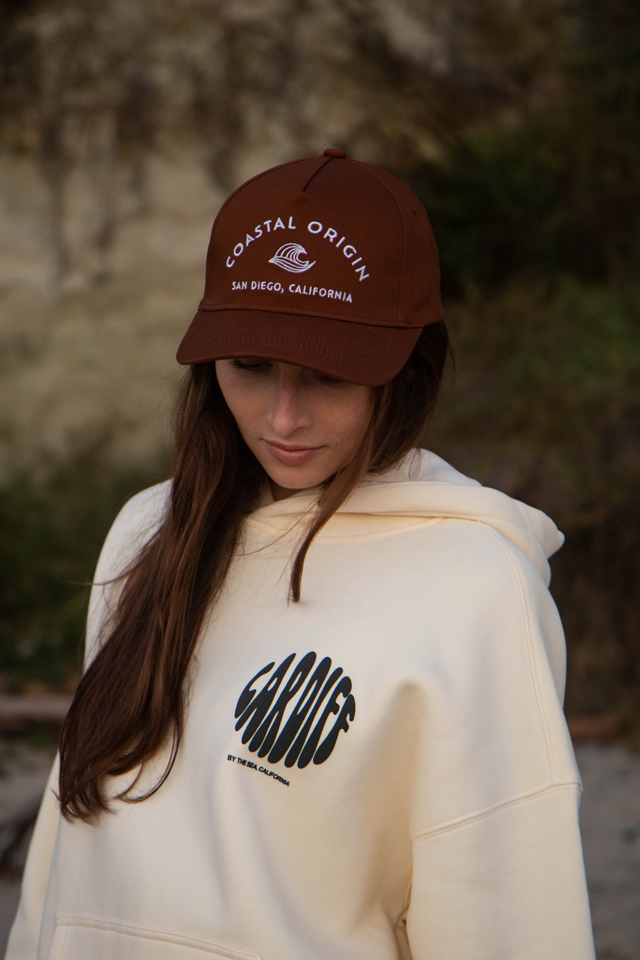 Cardiff Hoodie Seashell The Coastal Origin Hat Driftwood