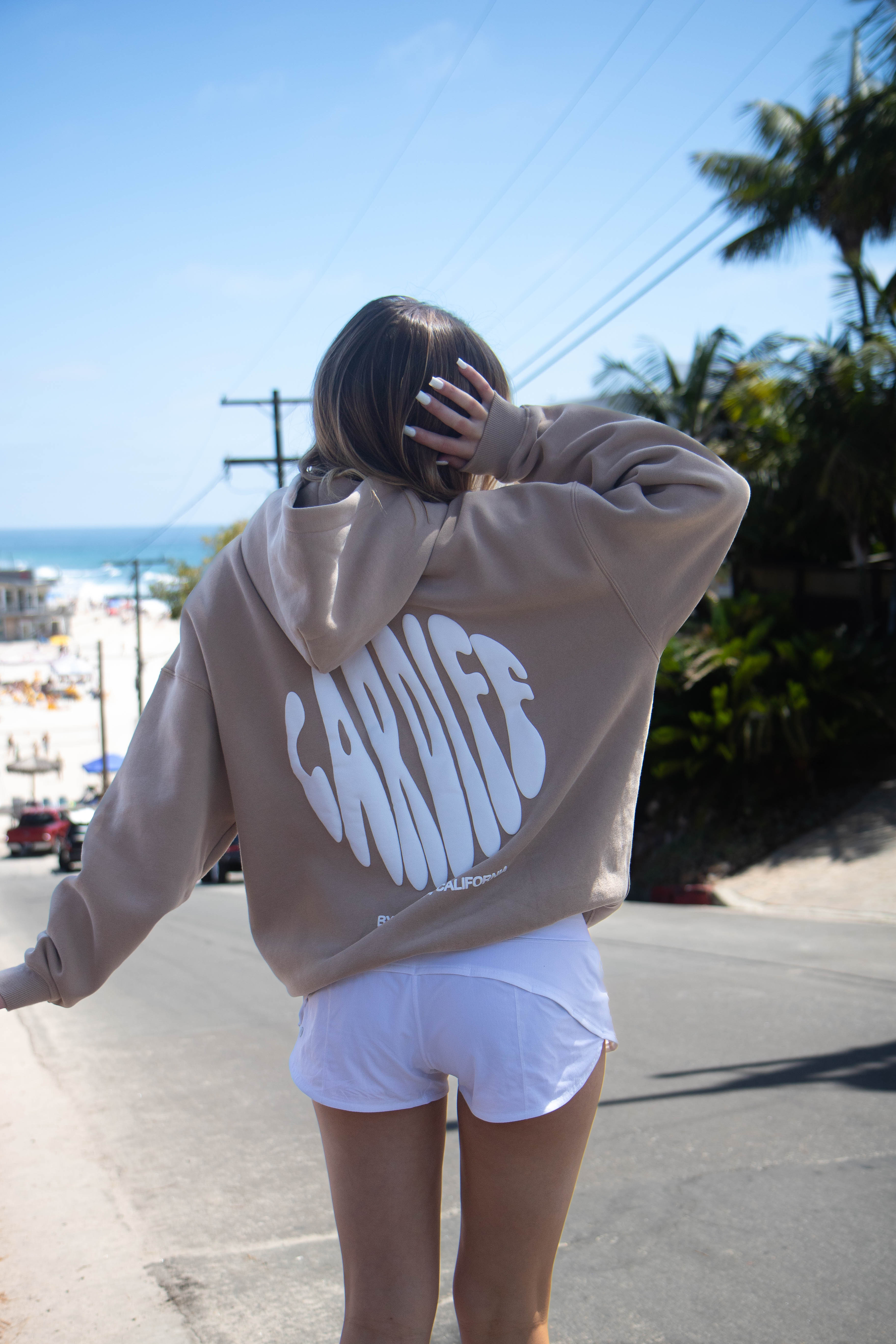 Cardiff-By-The-Sea Hoodie Tan Sand