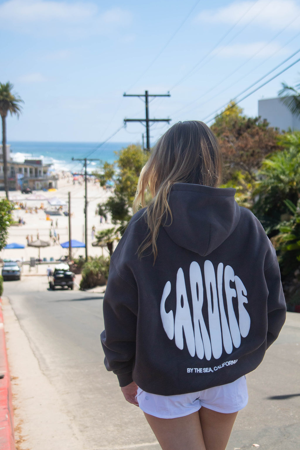 Cardiff-By-The-Sea Hoodie Black Charcoal
