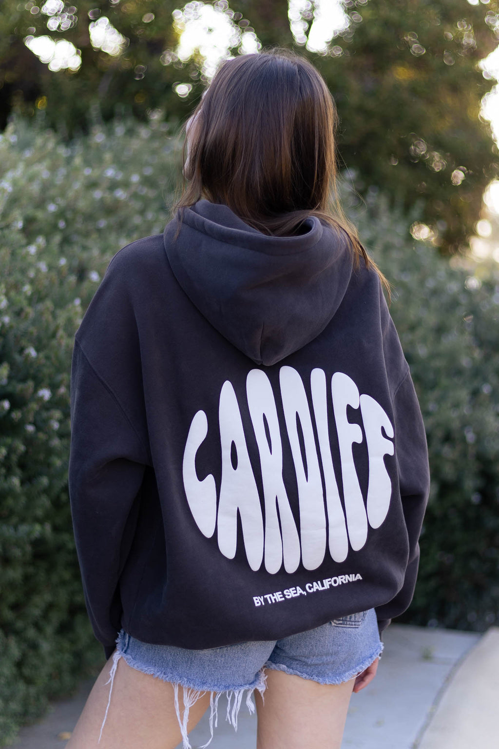 Cardiff-By-The-Sea Hoodie Black Charcoal