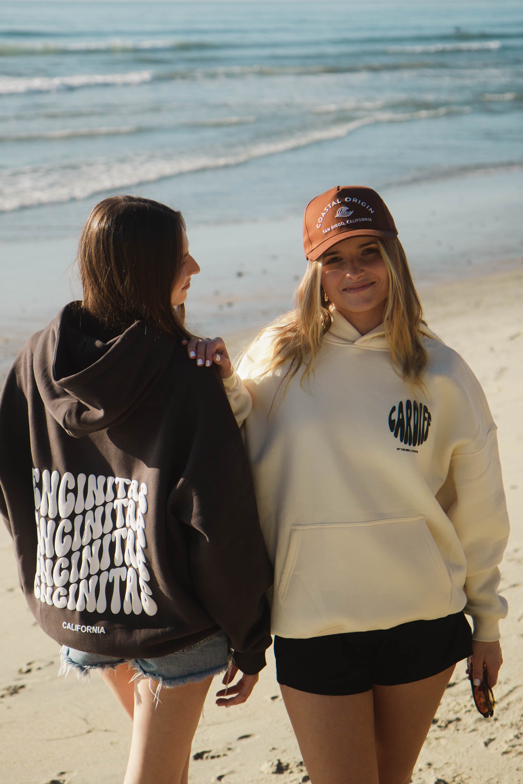 Coastal Origin Encinitas Hoodie Charcoal