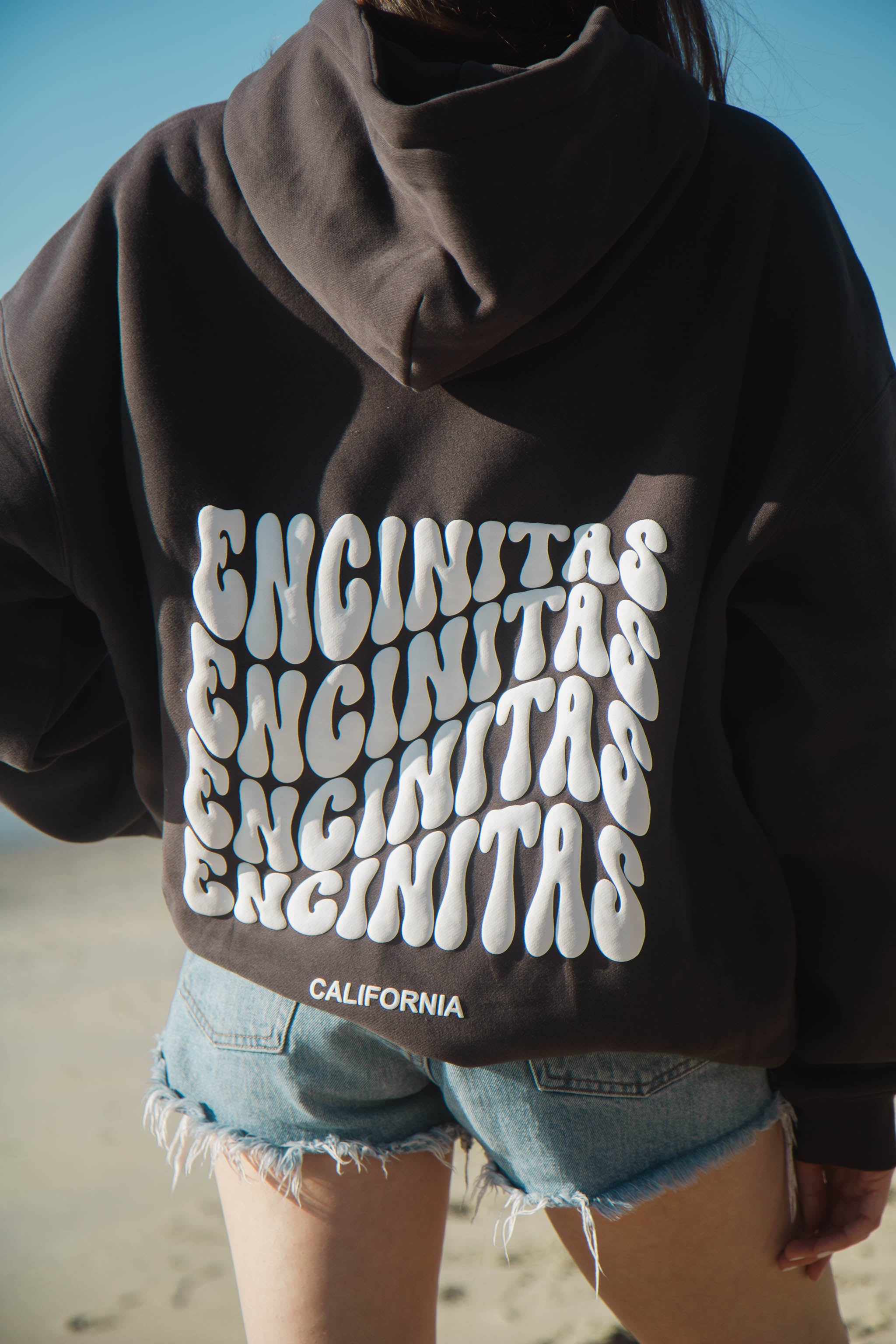 Coastal Origin Encinitas Hoodie Charcoal