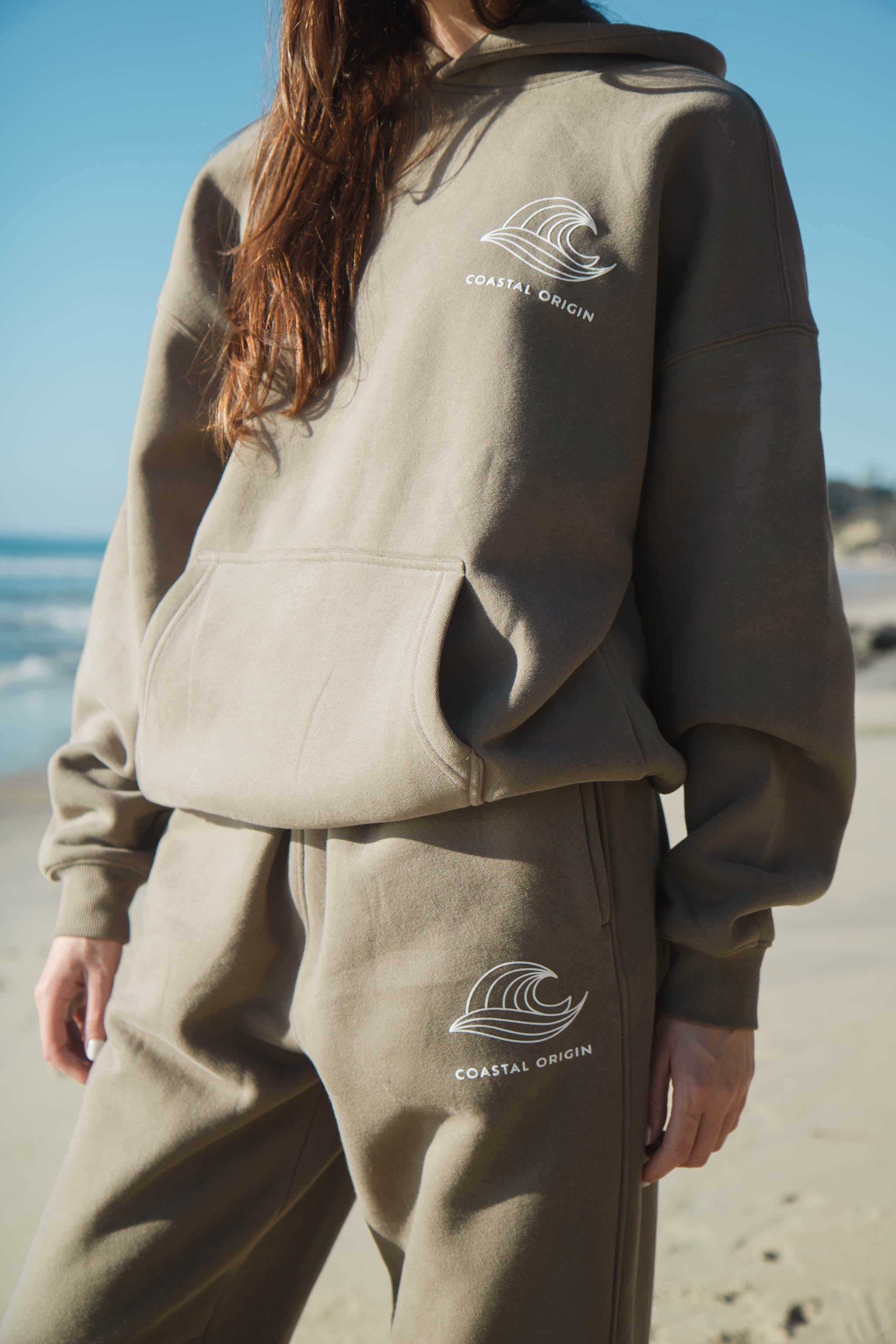Coastal Origin Encinitas Hoodie Fossil