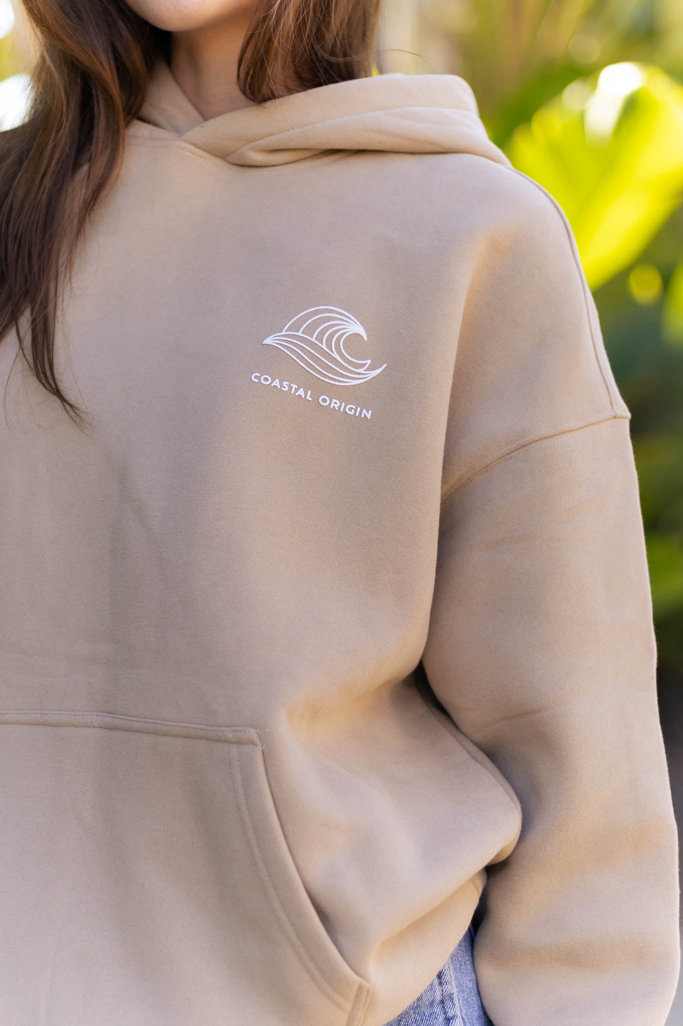Coastal Origin Encinitas Hoodie Sand