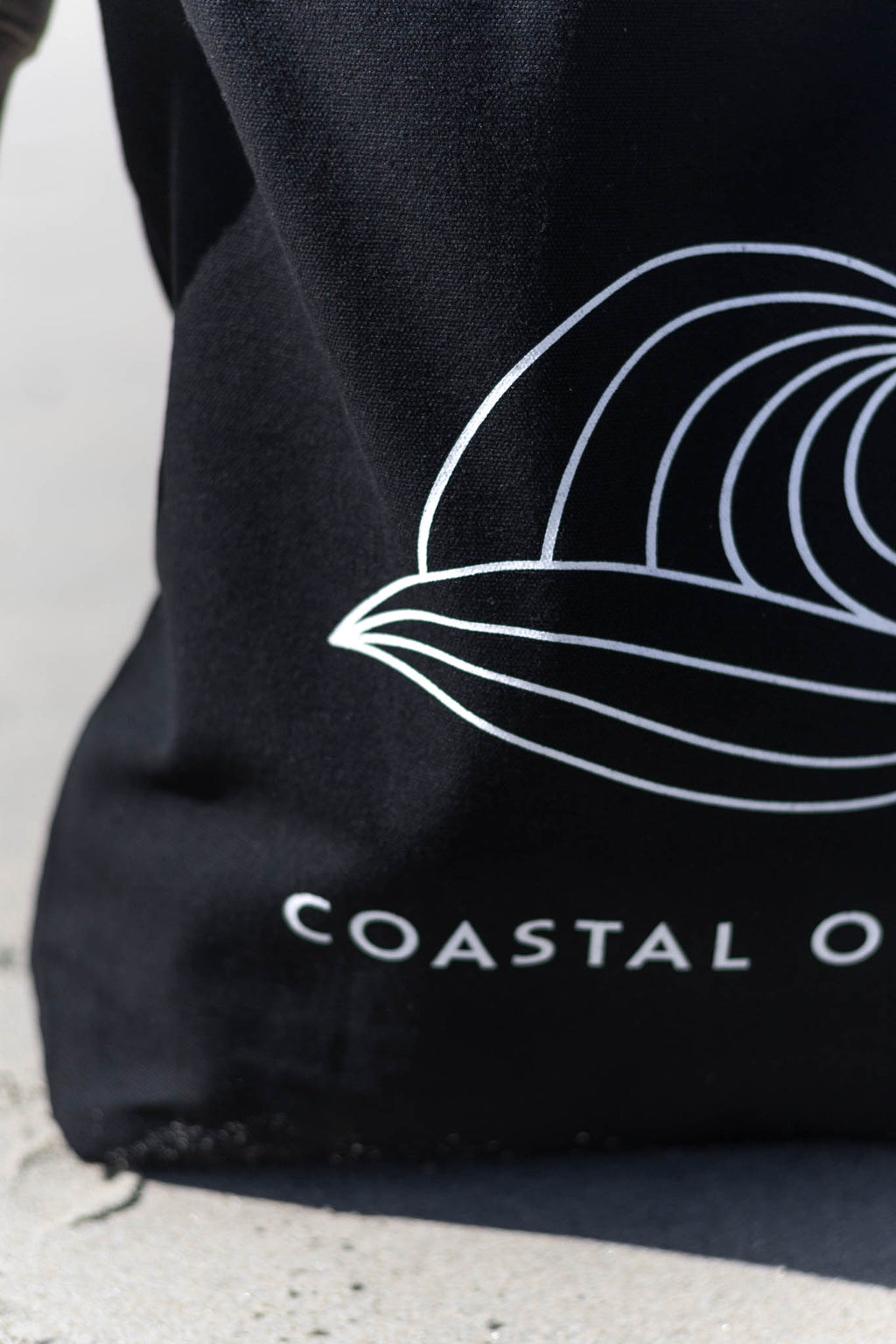 Coastal Origin canvas Carryall Tote bag slate black