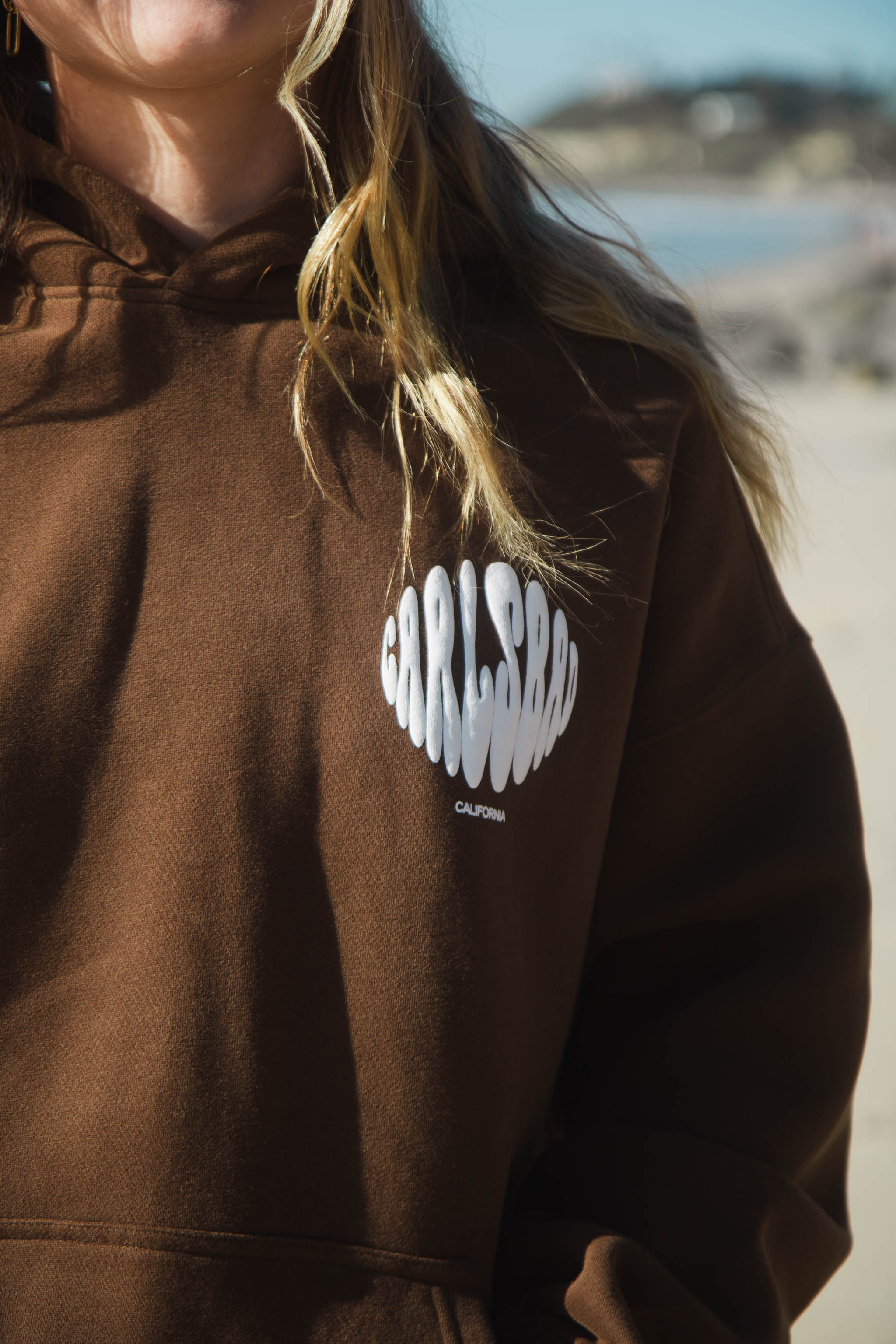 Coastal Origin Carlsbad Hoodie Coffee