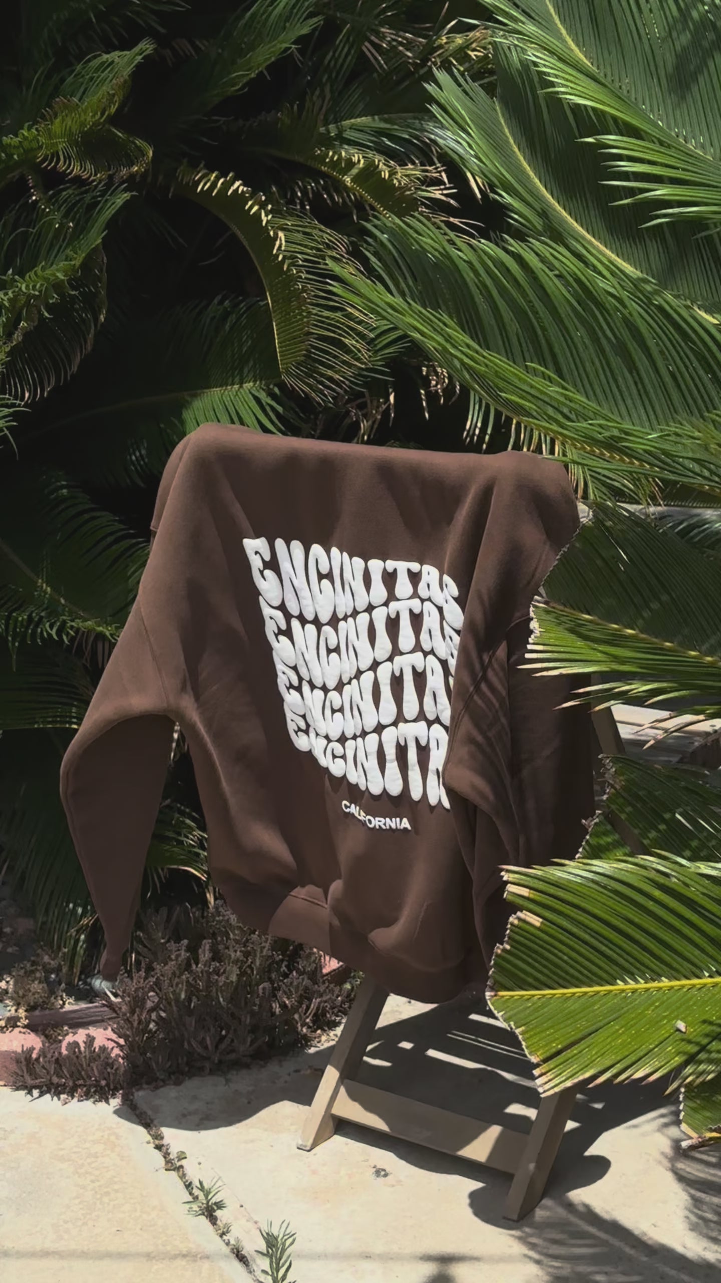 Coastal Origin Encinitas Hoodie Coffee